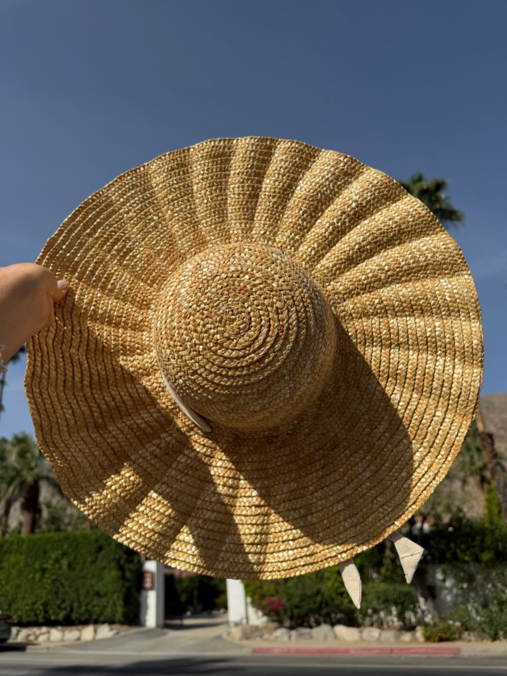 Lack Of Color Wide Brim Natural Straw Hat